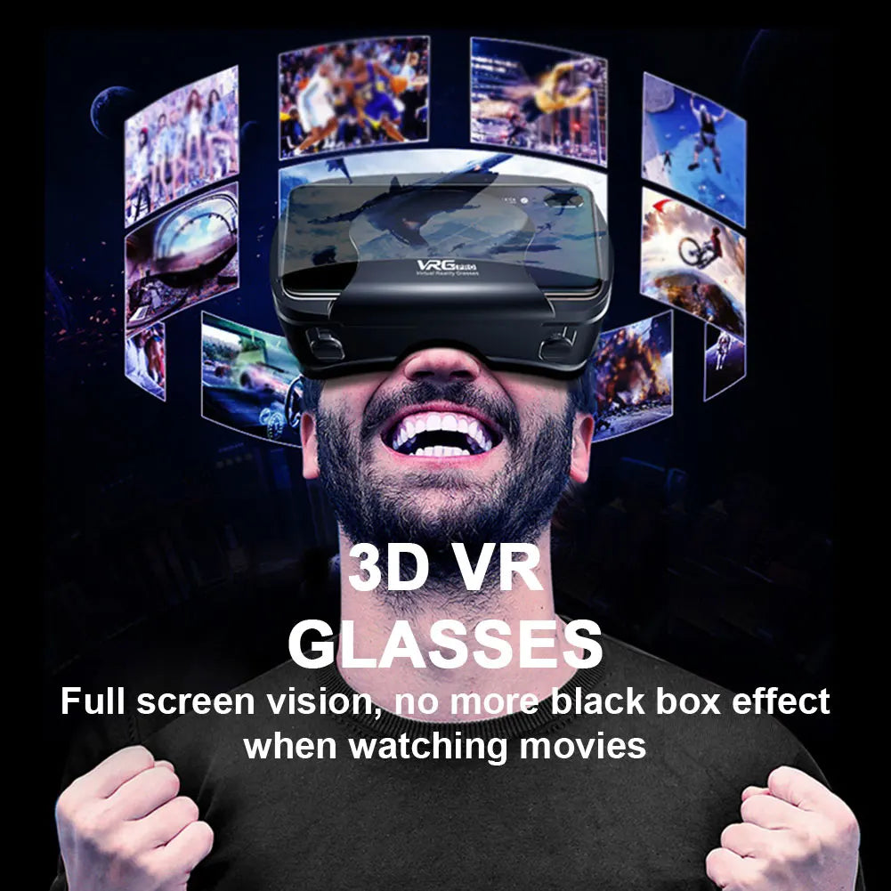 Virtual Reality 3D VR Glasses Headset Smart Helmet Smartphones Mobile Phone Lenses with Headphone Viar Binoculars Goggles Device