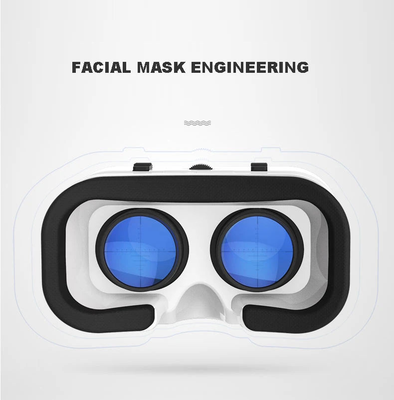 VR Glasses 3D Virtual Reality Smart Phone Mobile Smartphones 7 Inch Headset Helmet Game Wirth Real Viar Goggles Lenses Devices
