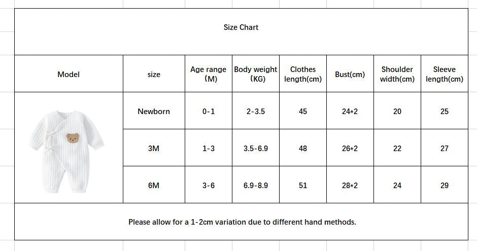 Somenie Infant Knitting Jumpsuit 100% Cotton Long Sleeve Romper One Piece Outfit for Boys & Girls Newborn Baby 4 Seasons Wear