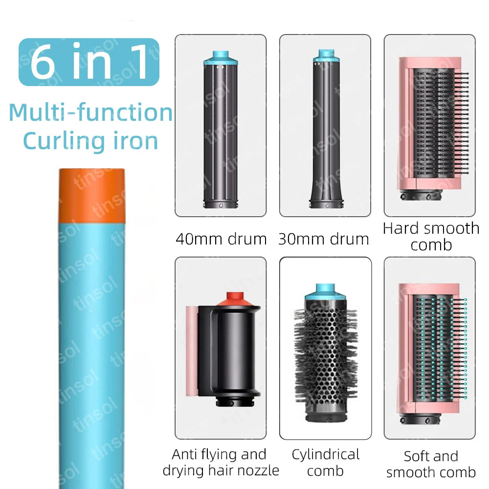 TINSOL 7-in-1 Air Styling Hair Dryer, 110,000 RPM High-Speed Hair Care, Ionic Hair Dryer, Automatic Curling Set