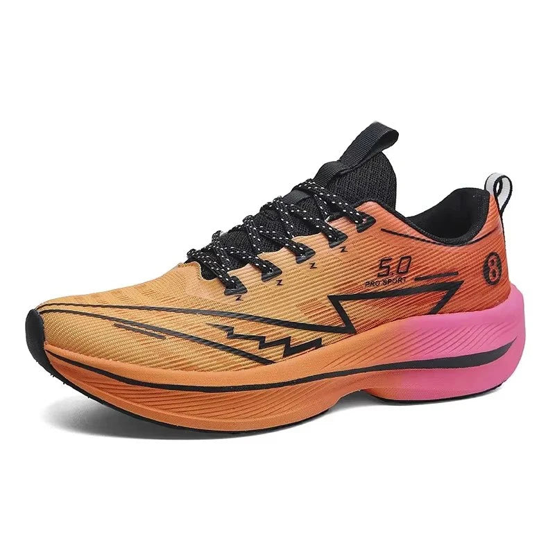 Zapatillas Running Placa de Carbono – Amortiguación Antideslizante Unisex
