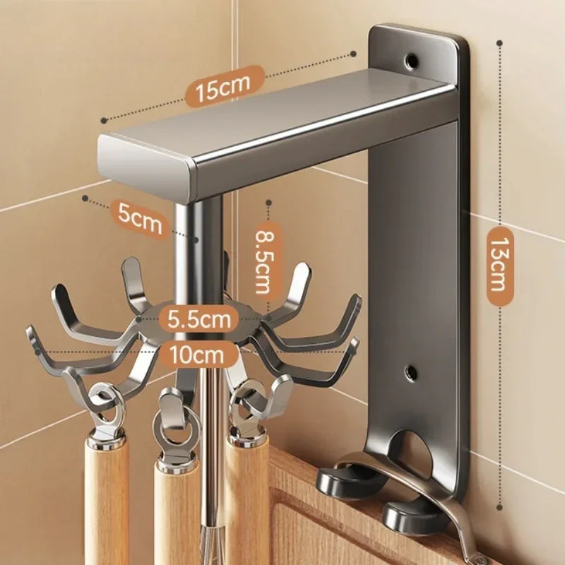 Gancho Giratorio 360° para Cocina - Organizador Multiusos