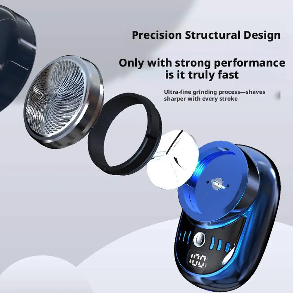 Electric Shaver Men's Shaver Washing Mini Beard Knife Compact And Portable Rechargeable Beard Trimming Tool