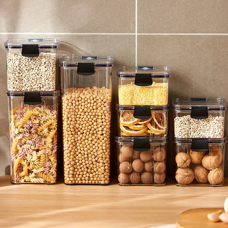 Set de Frascos Herméticos para Cocina - Organizador de Alimentos