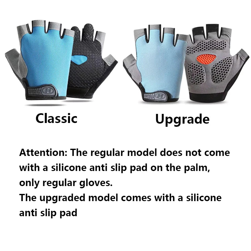 Guantes de Gym Sin Dedos – Fitness Ciclismo Antideslizante Unisex