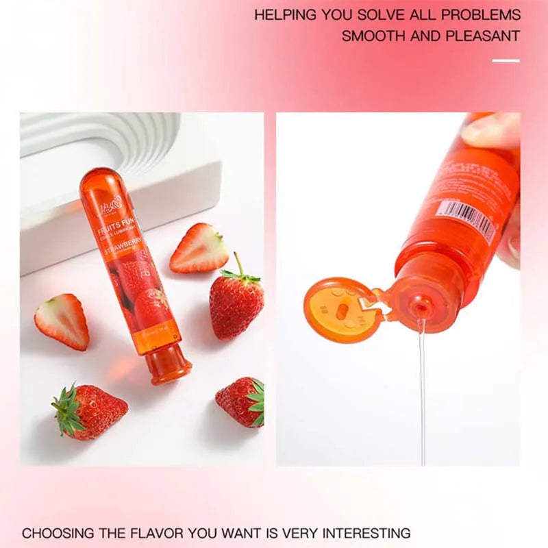 Fruity Love Gel Sex Lubricant Anal Lubrication for Intimate Sessions Combination Packaged Moisturizing Love Gel