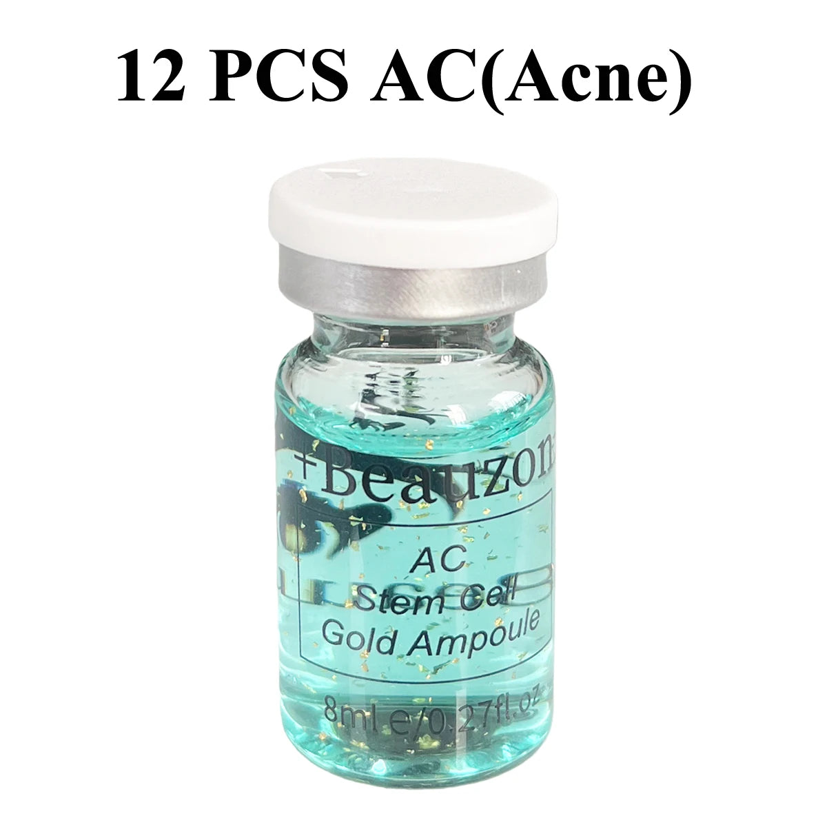 8ml BB Cream Hyaluronic Acid Facial Glow Serum Ampoule Essence Peptide Moisturizing Foundation Skin Rejuvenation Care Beauzon