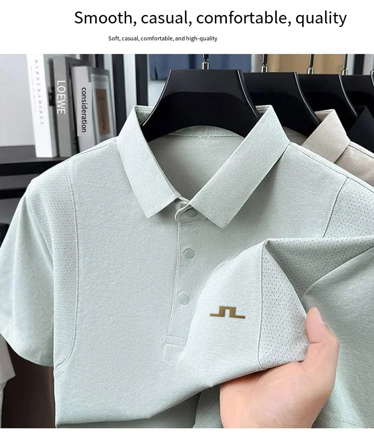 Polo Deportivo Hombre Manga Corta | Estampado Verano - Fresco y Versátil