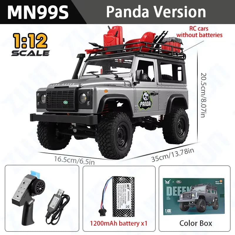 MN98 MN99S 2.4G RC Car 1/12 MN Model RTR Version Rock Crawler Defender 4x4 Off-Road Truck Remote Control Toys For Kid Gift