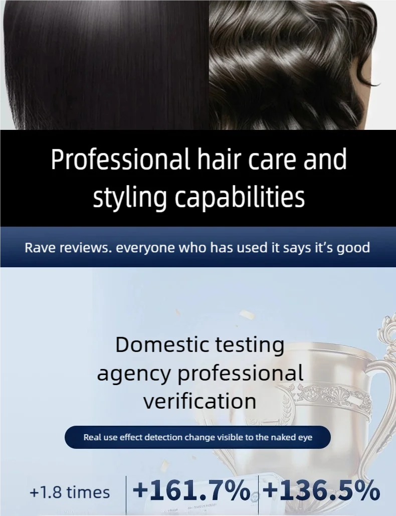 TINSOL 7-in-1 Air Styling Hair Dryer, 110,000 RPM High-Speed Hair Care, Ionic Hair Dryer, Automatic Curling Set