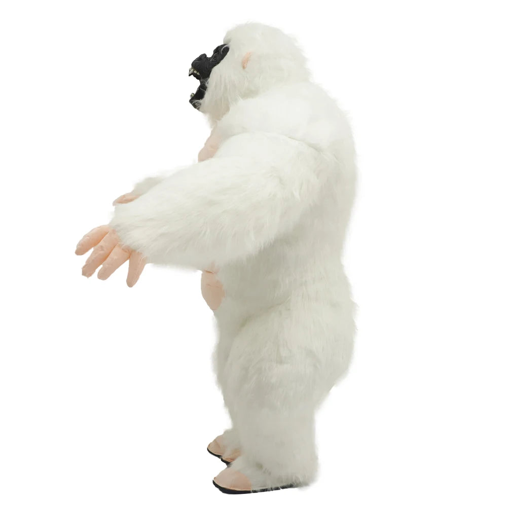 SAYGO Inflatable Multi Color King Kong Adult Cosplay Halloween Costume Plush Animal Mascot Carnival Dress Set Fur Gorilla Set