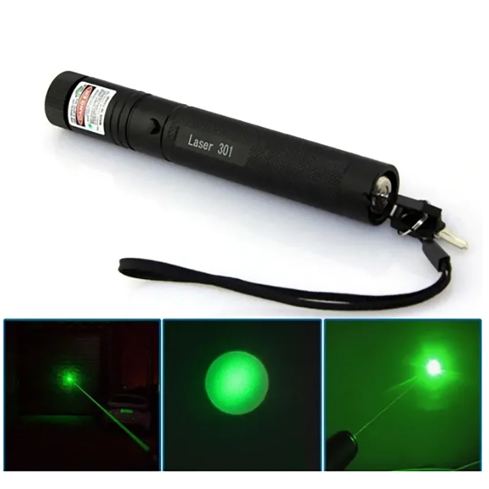 Green Laser pointer LED Training Torch Pet for Cats Toy Interactive Bright Rechargeable battery Pointer Red Light Pen（No battery