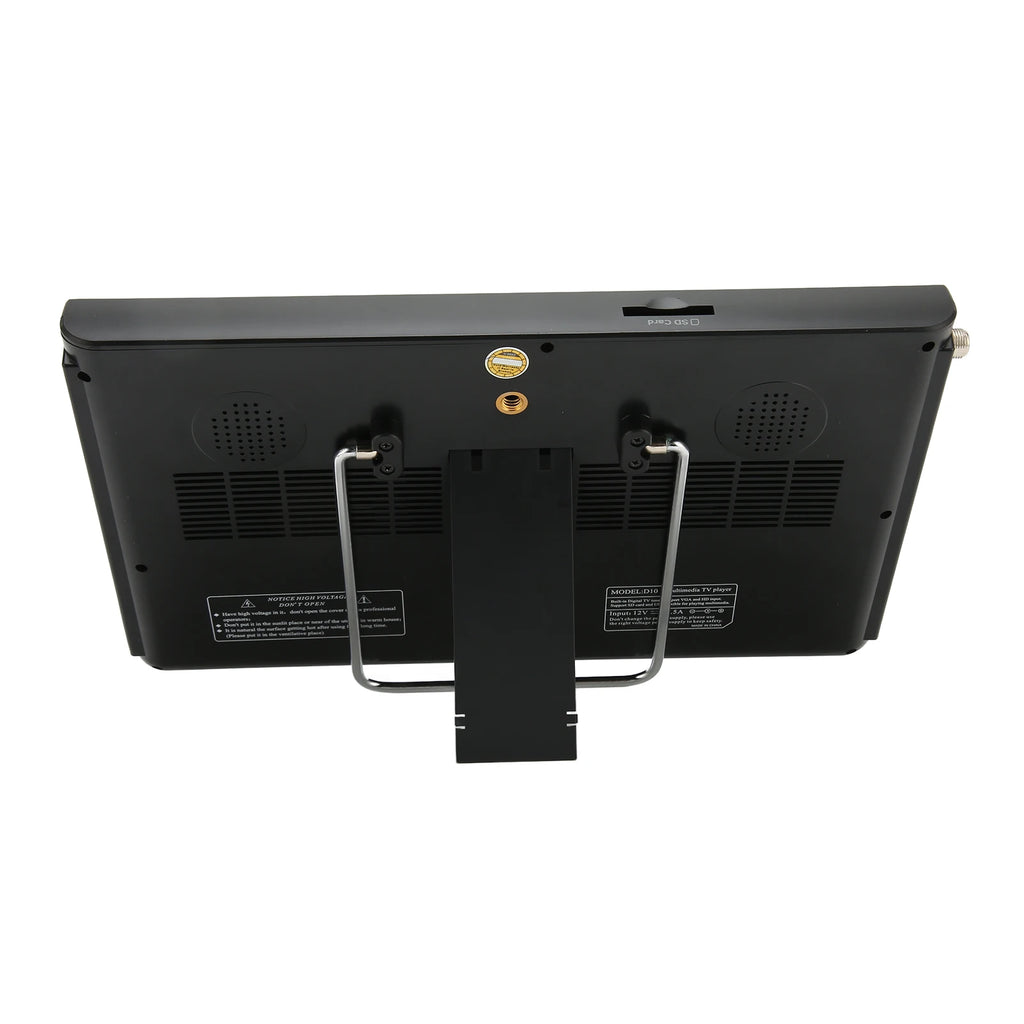 Portable TV 10 Inch High Sensitivity Tuner Rechargeable ATSC Digital TV for Car Outdoor Portable TV Rechargeable ATSC Digital TV