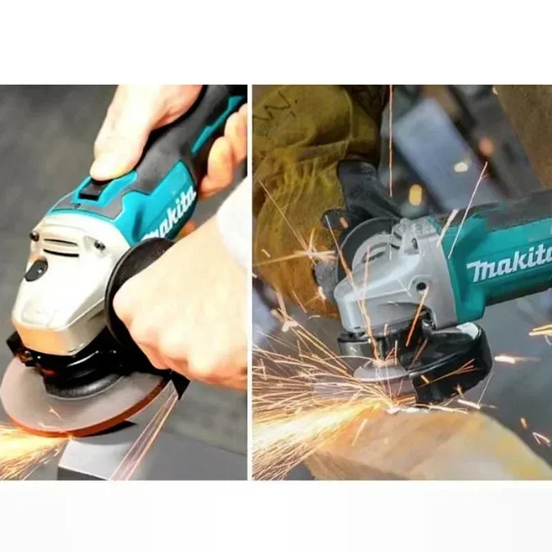 Makita DGA404 18V 6.0Ah 125mm Brushless Lithium Battery Angle Grinder Rechargeable Cutting Machine Multi-functional All-in-one B