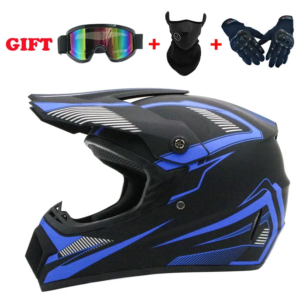 Casco Integral Moto Todoterreno | Downhill y Cross - ¡Incluye 3 Regalos!