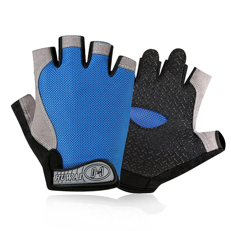 Guantes de Gym Sin Dedos – Fitness Ciclismo Antideslizante Unisex