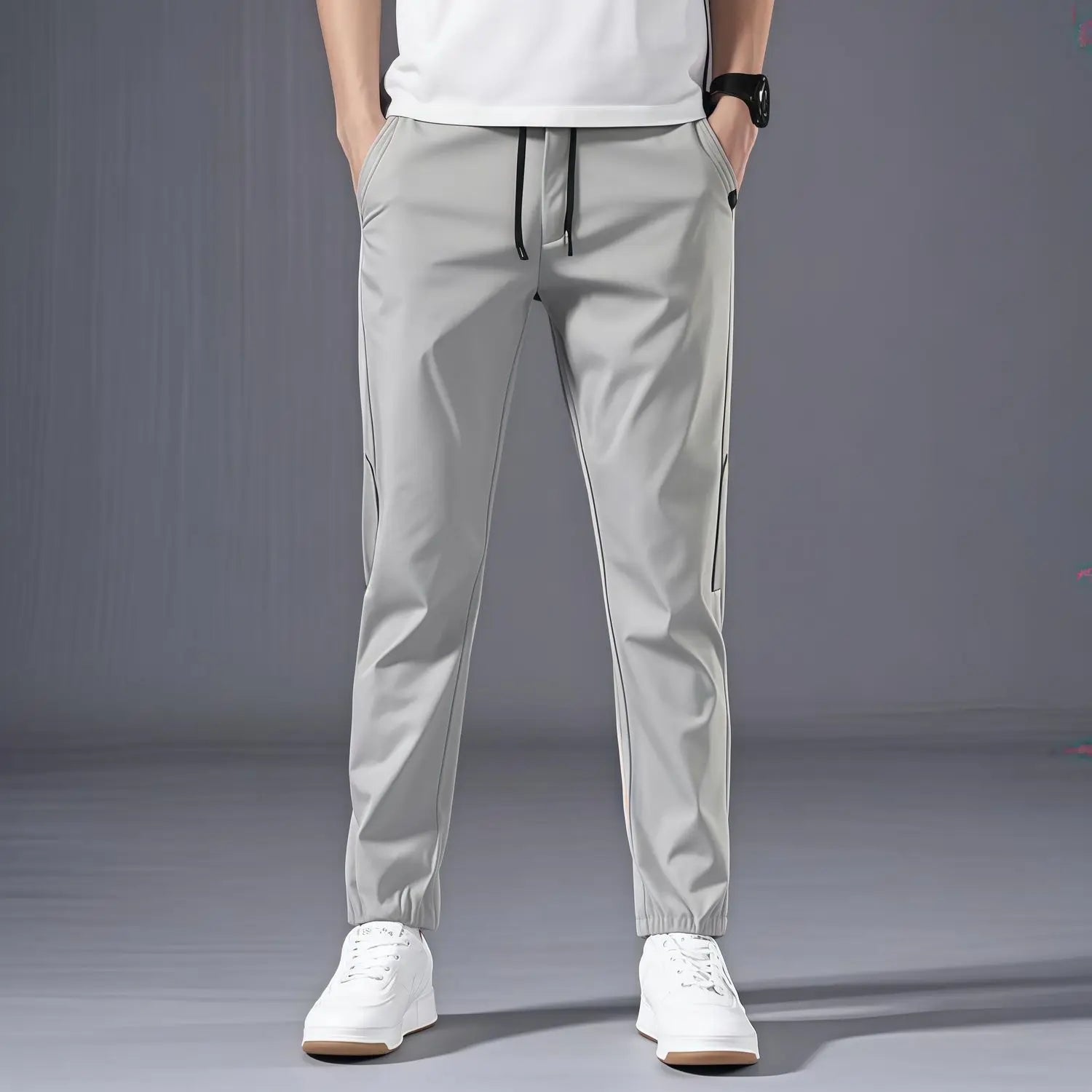 Pantalón Hombre Verano - Recto y Liviano Estilo Coreano