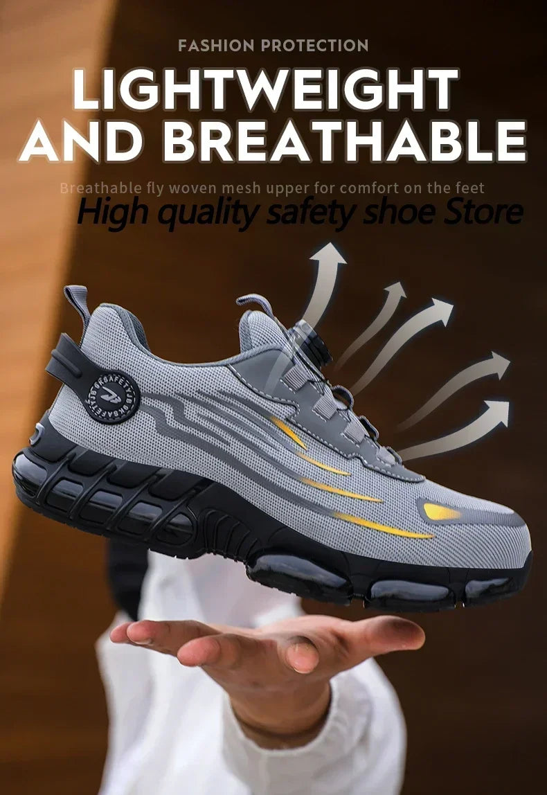 Botas de Seguridad Hombre - Puntera Reforzada Antideslizante