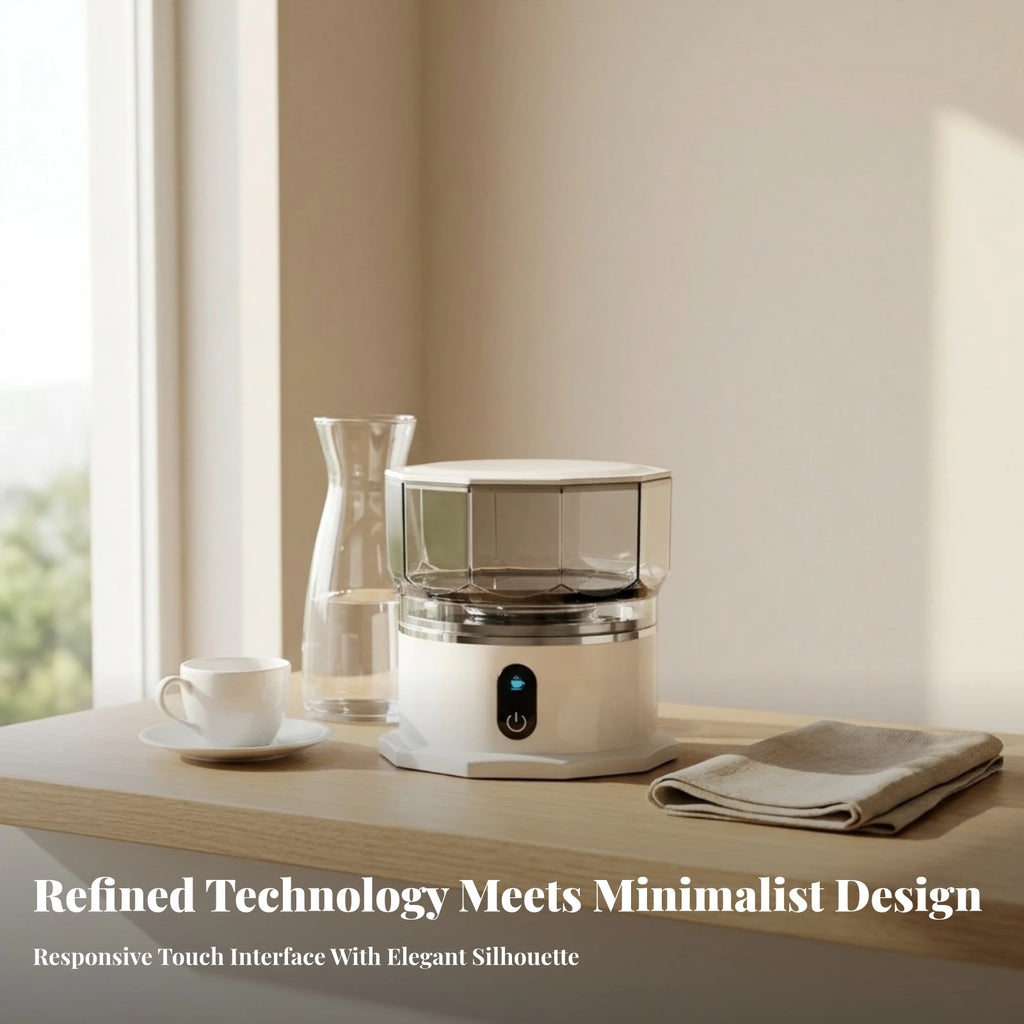 Mini Coffee Maker with Cup Portable Pour-over Coffee Brewer Appliance Small-Space Removable for Travelers, Travel, Office