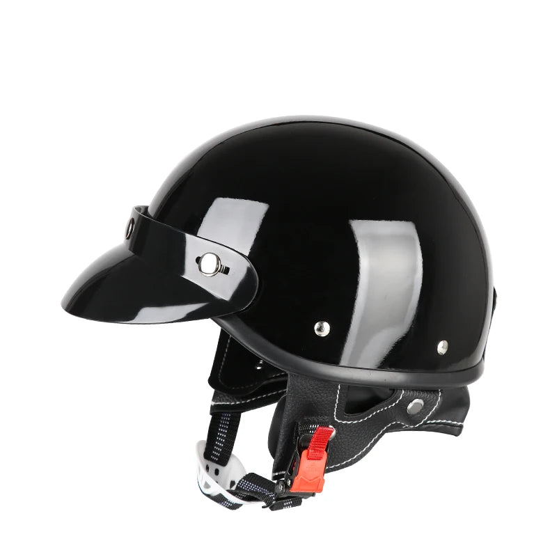 Classic retro couple half helmet, bicycle/electric bicycle/motorcycle helmet half helmet Christmas gift present
