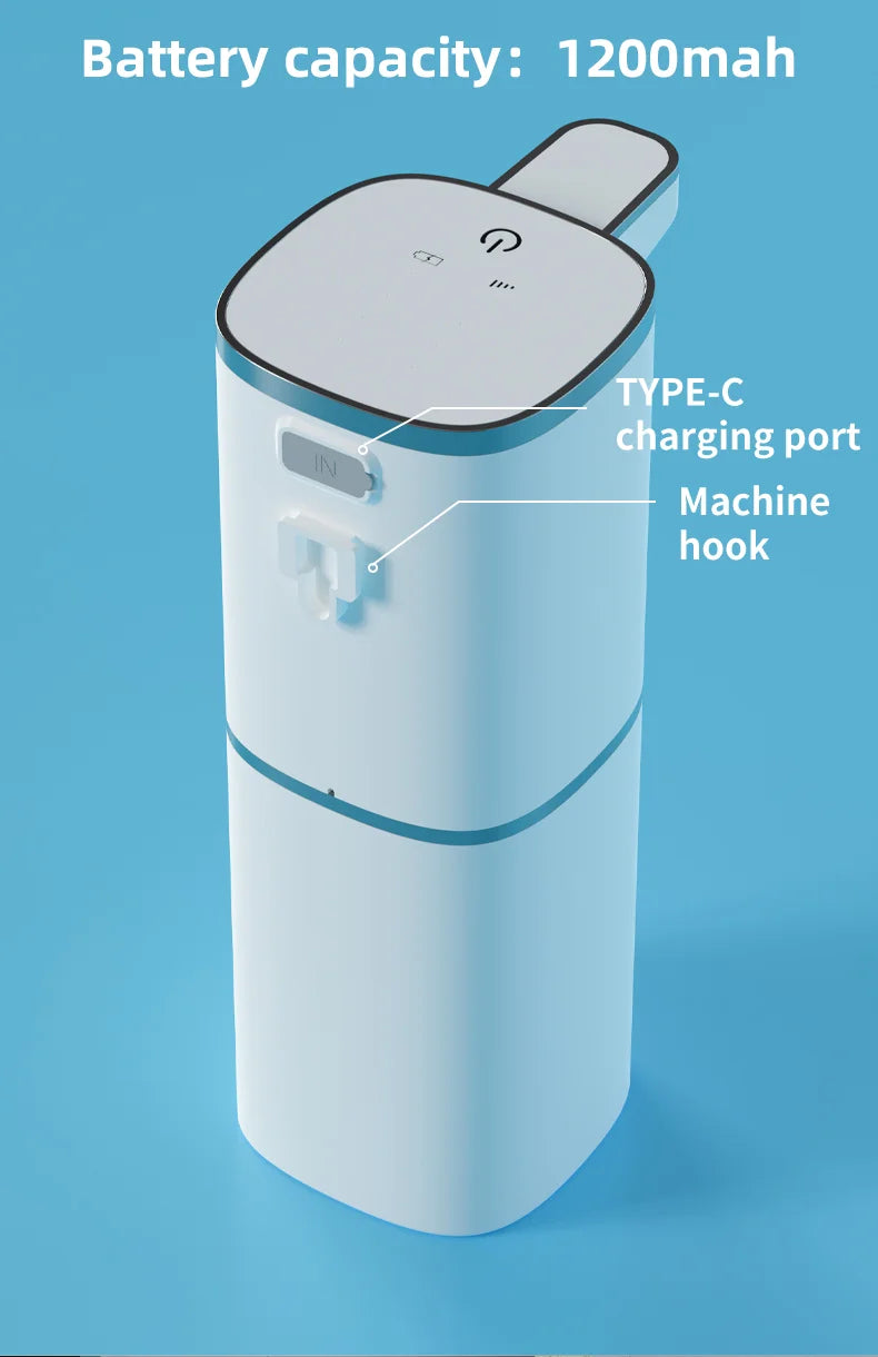 400ML Large Capacity Light Display 4-Levels Adjustable Foam/Liquid Modes Touchless Electric Automatic Smart Sense Soap Dispenser