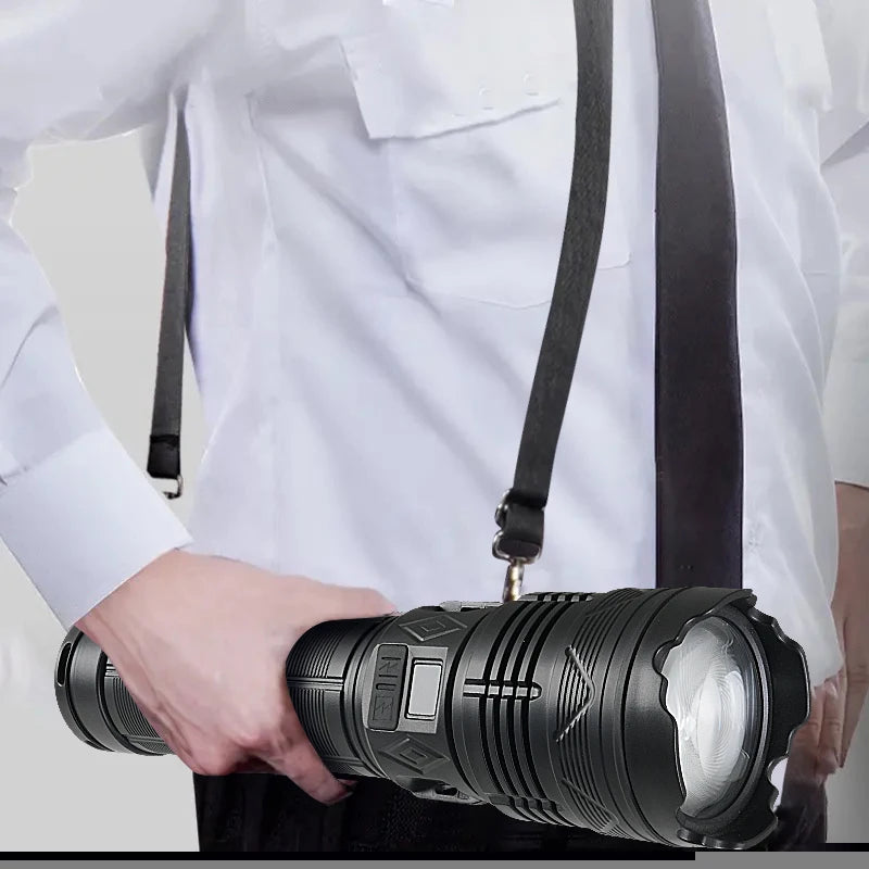 99000000LM 1500W Ultra Powerful Flashlights Rechargeable LED Tactical Torch Super Bright Lamp Outdoor Adventure Fishing Camping