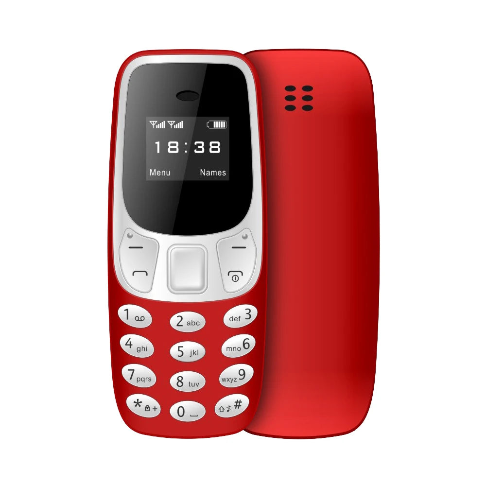 SERVO BM10 Mini Feature Phone Dual SIM Dual Standby Voice Dialing Low Radiation Mp3 Player With Earhook Pocket Cellular Phone