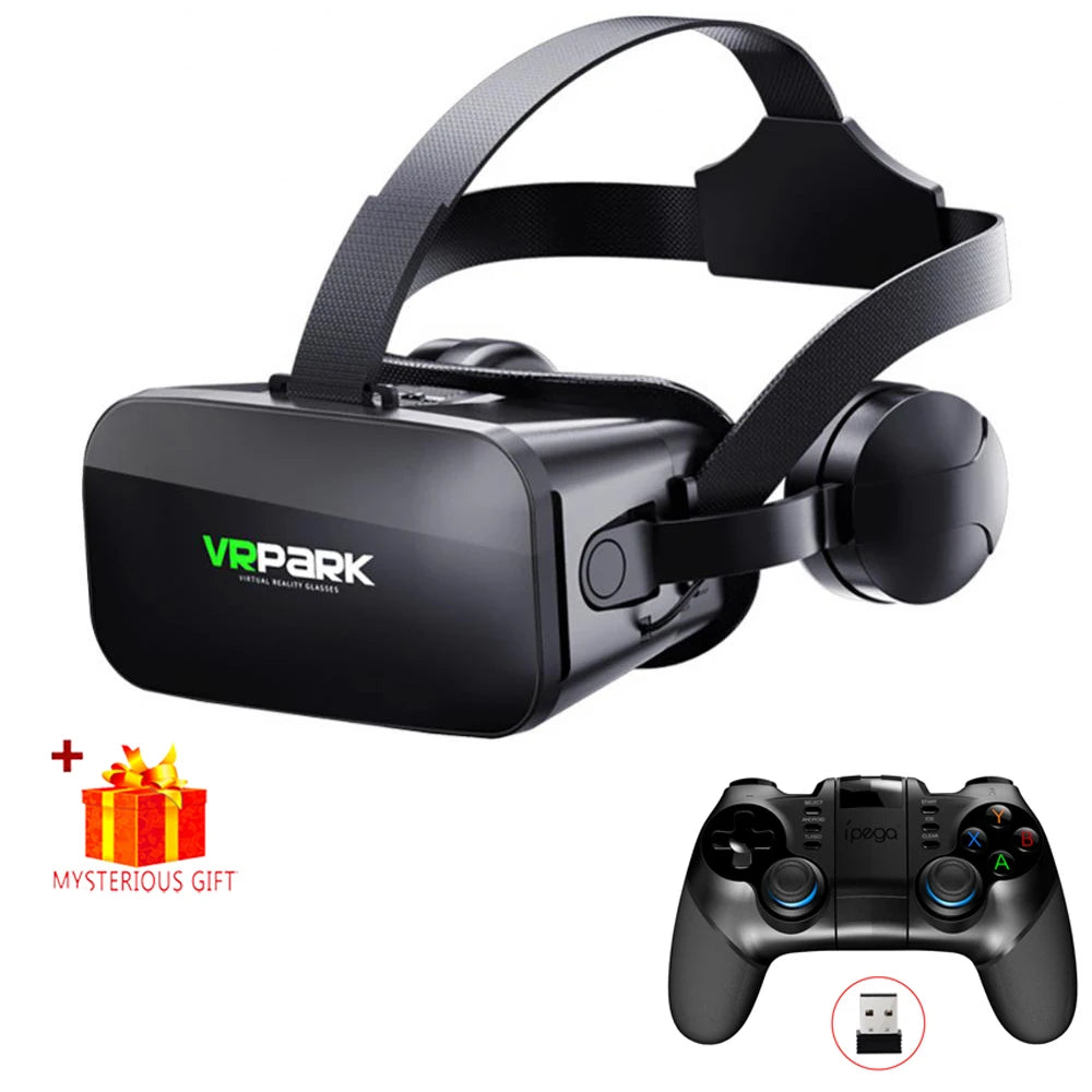Virtual Reality 3D VR Glasses Smartphone Headset Goggles Helmet Viar Smart Phone Controller Cell Mobile Lenses Device Video Game