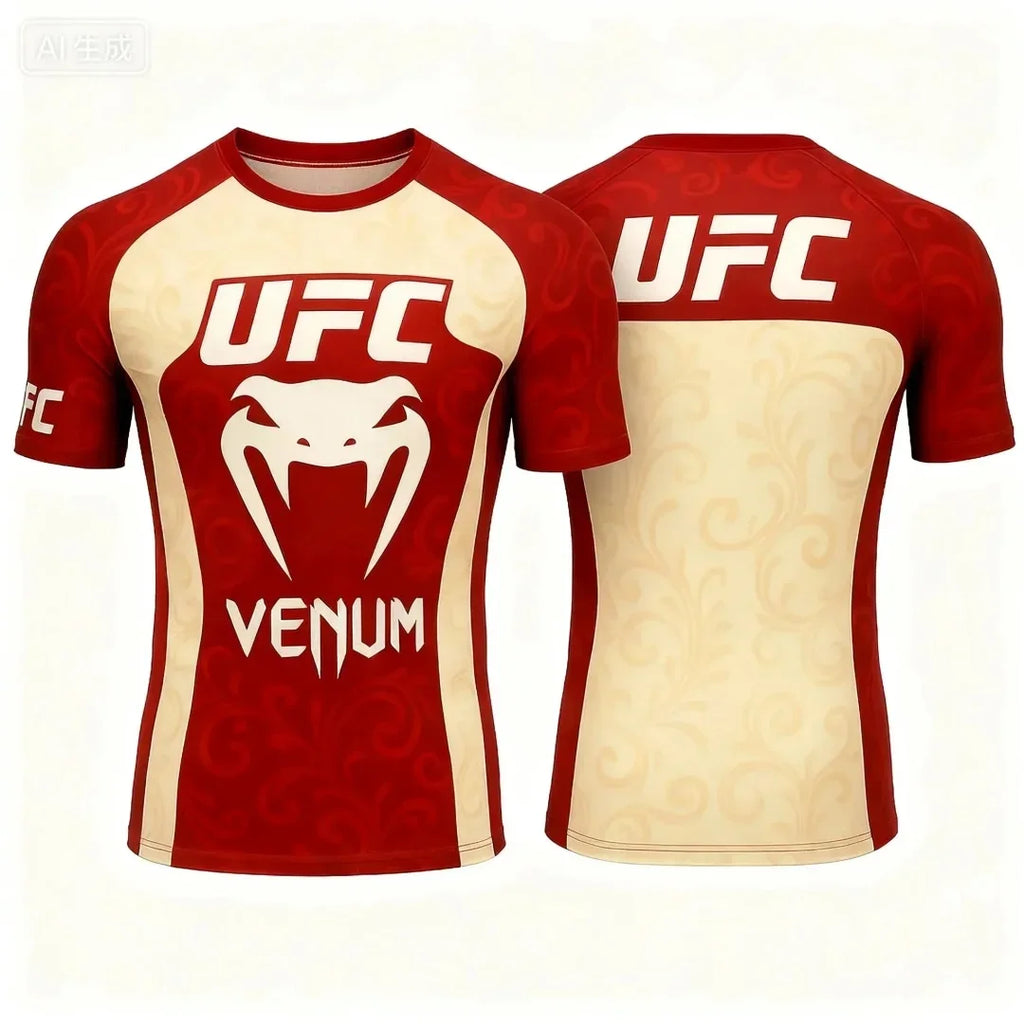 Remera Deportiva Hombre - Secado Rápido Estilo UFC
