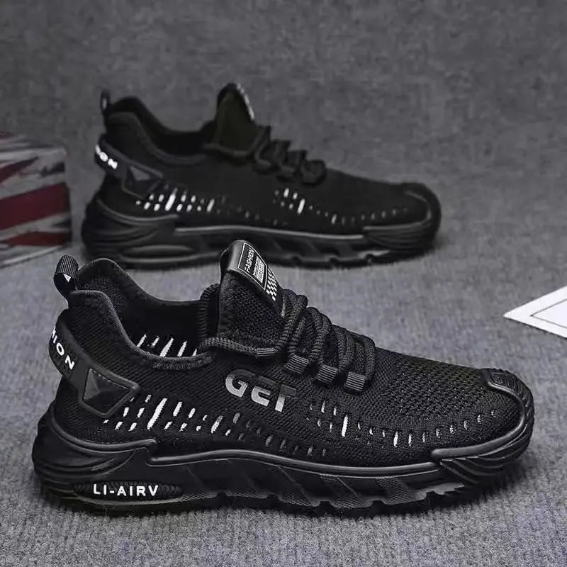 New Men's Sneakers Thick Sole Comfortable Casual Shoes Lightweight Breathable Fashion Running Shoes Luxury Male Tenis Masculino
