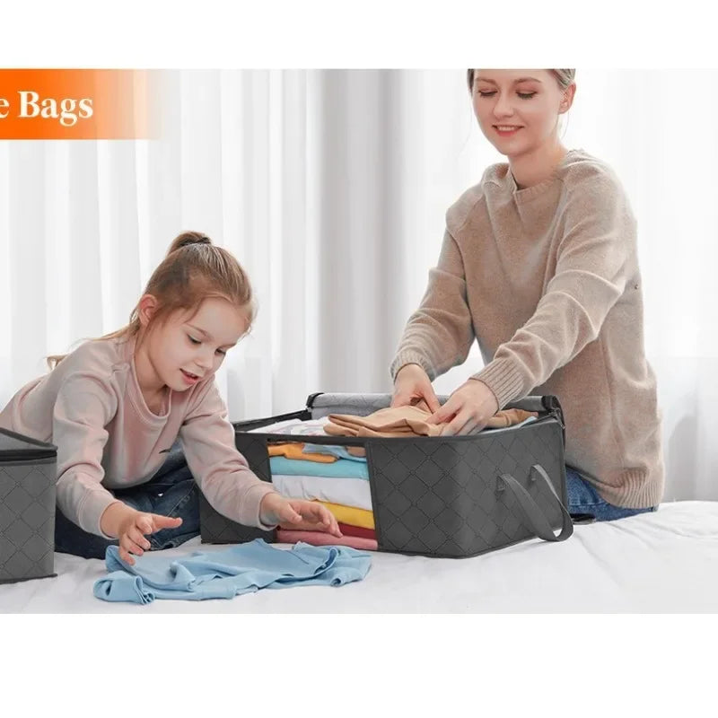 Bolsa de Almacenamiento Plegable para Ropa y Mantas