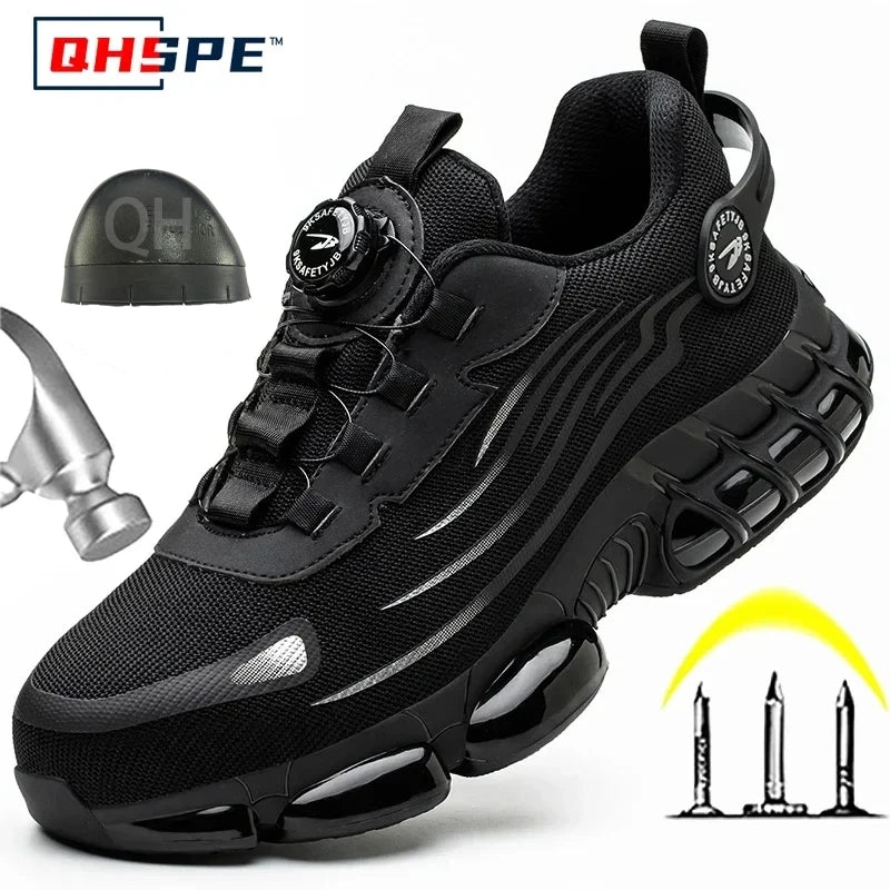 Botas de Seguridad Hombre - Puntera Reforzada Antideslizante