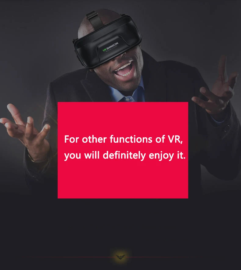 VR Glasses 3D Virtual Reality Smart Phone Mobile Smartphones 7 Inch Headset Helmet Game Wirth Real Viar Goggles Lenses Devices