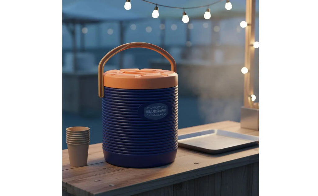 Stainless Steel Insulated Container Long-Lasting & Sturdy Large Capacity Thermal Jug Insulated Beverage Dispenser Leak-Resistant