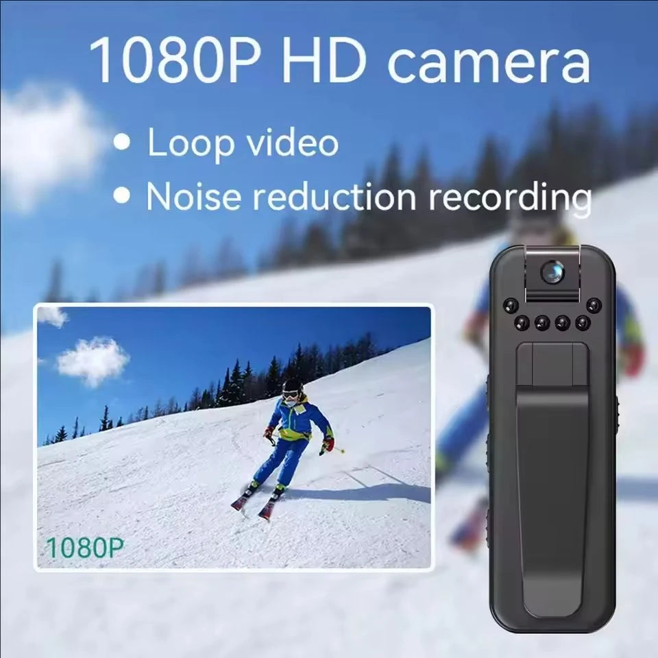 1080P HD Mini Camera Portable Small Digital Video Recorder Surveillance Camcorder Night Vision Video Police BodyCam Infrared
