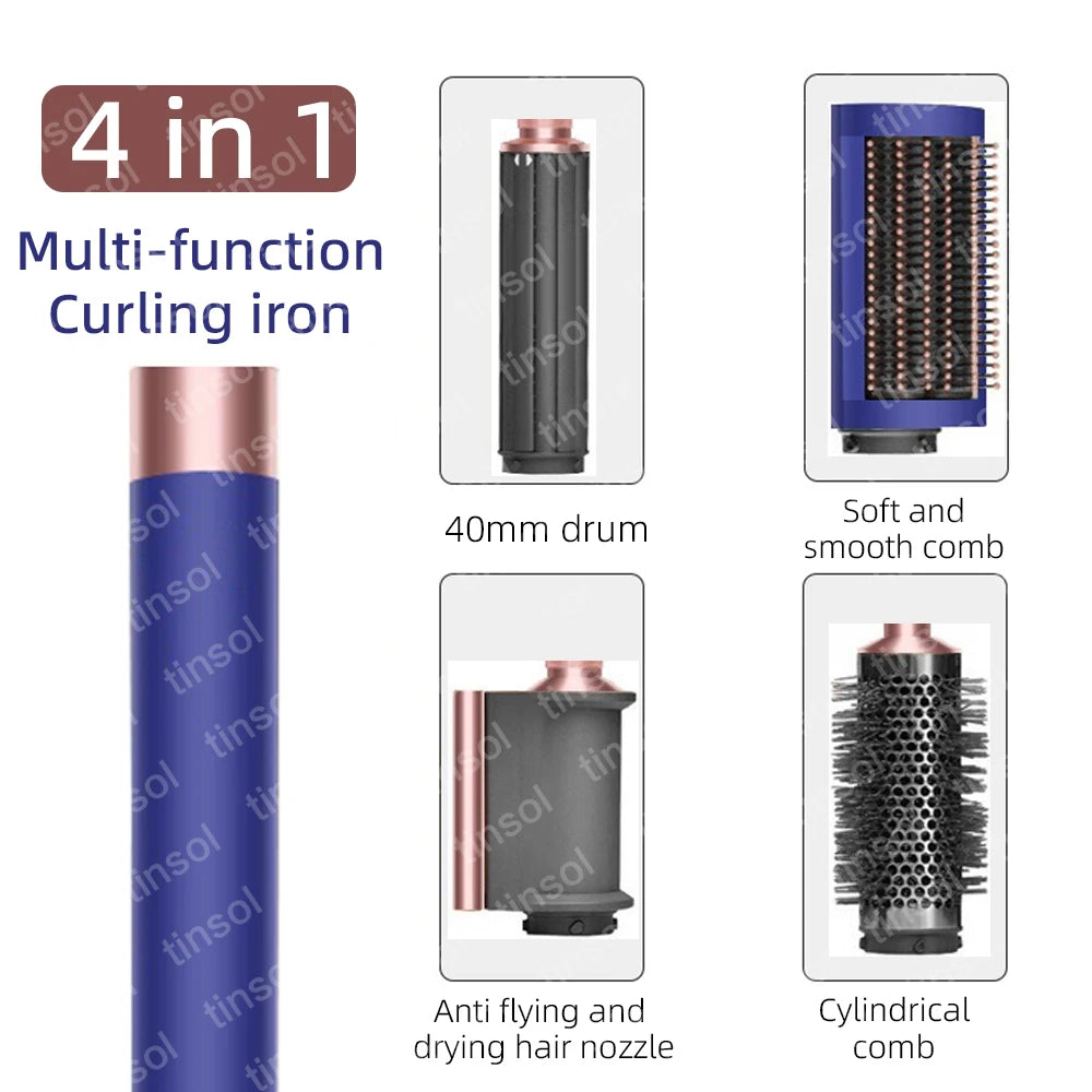 TINSOL 7-in-1 Air Styling Hair Dryer, 110,000 RPM High-Speed Hair Care, Ionic Hair Dryer, Automatic Curling Set