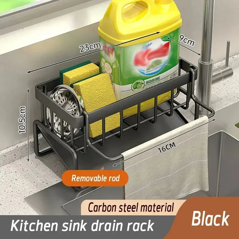 Estante de Cocina Adhesivo con Ganchos - Sin Perforaciones