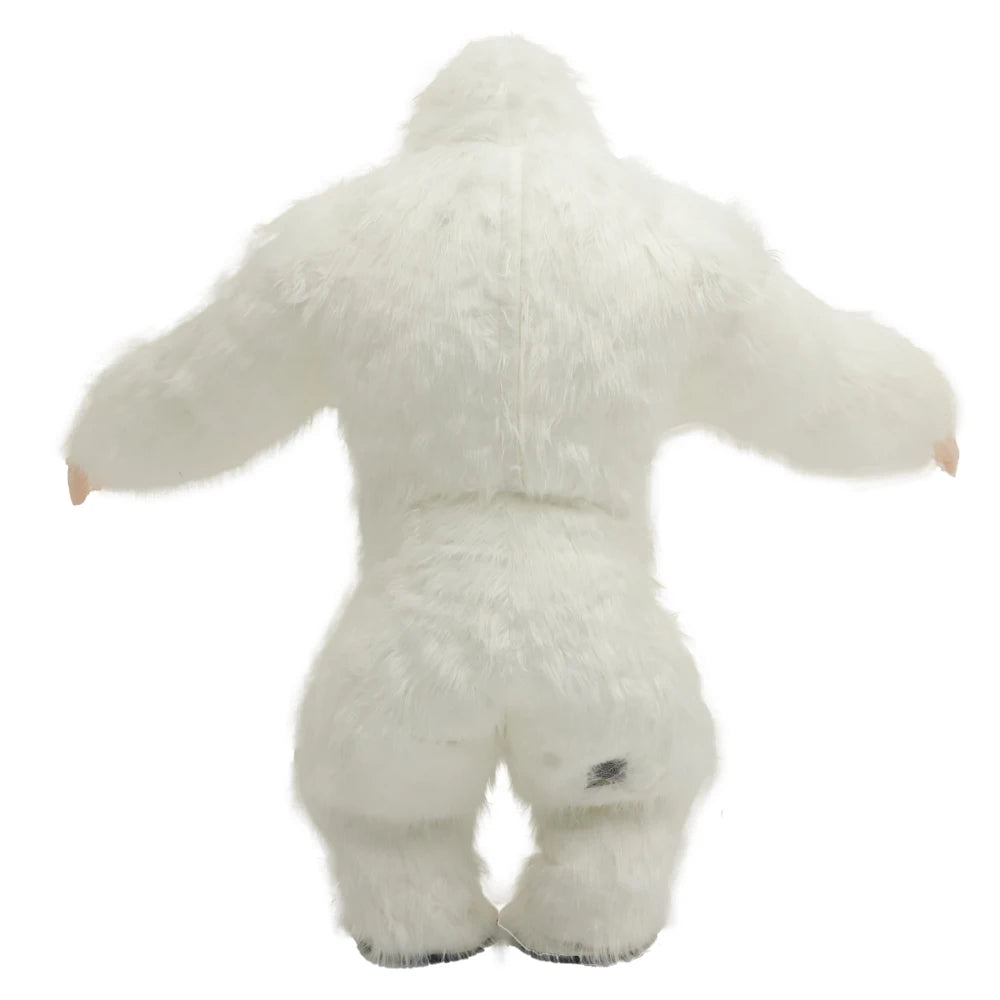SAYGO Inflatable Multi Color King Kong Adult Cosplay Halloween Costume Plush Animal Mascot Carnival Dress Set Fur Gorilla Set