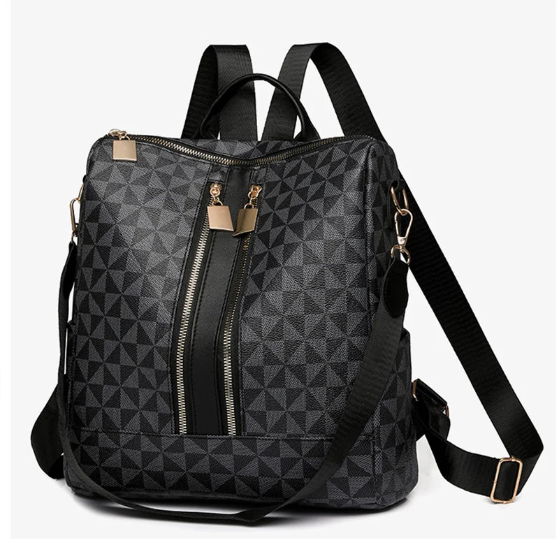 New 2026 large-capacity backpack, trendy European and American style shoulder bag, mother-daughter backpack, casual travel bag