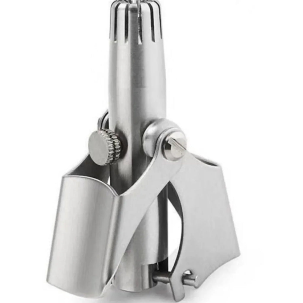 Stainless Steel Manual Nose Hair Trimmer Washable Unisex Nasal Grooming Tool