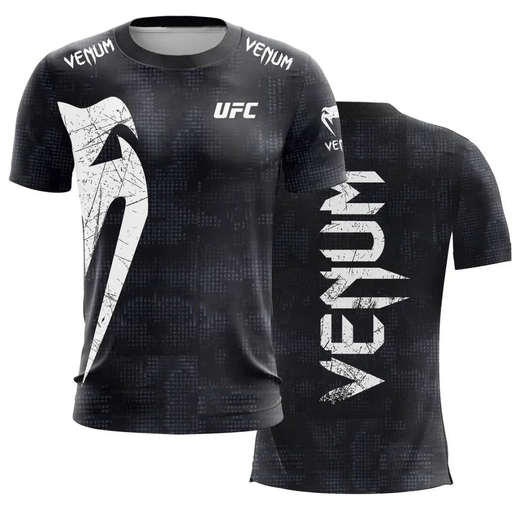Remera Deportiva Hombre - Secado Rápido Estilo UFC