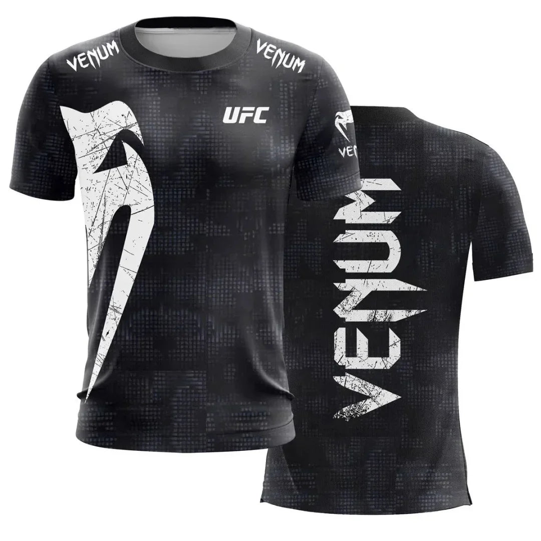 Remera Deportiva Hombre - Secado Rápido Estilo UFC
