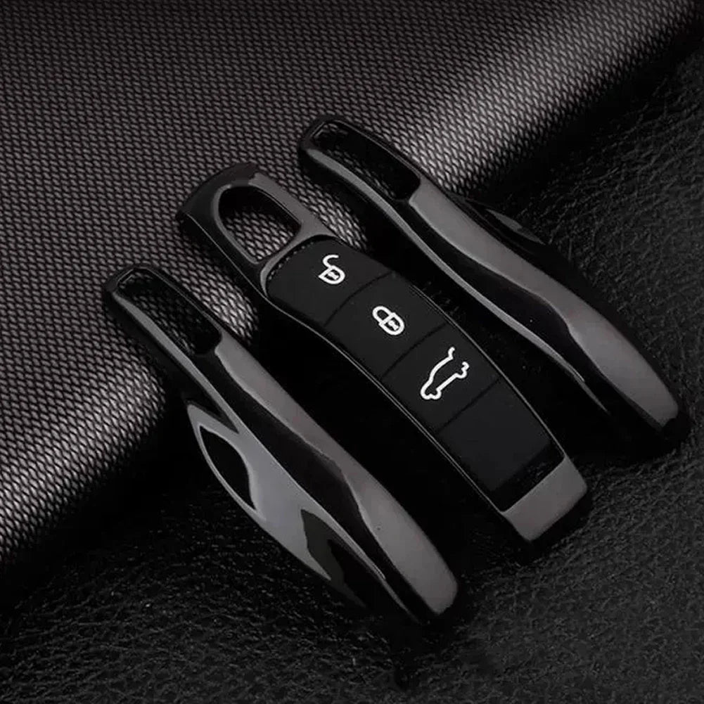 Car Smart Remote Key Case Covers Set Shell For Porsche Panamera Spyder Carrera Macan Boxster Cayman Cayenne 911 970 981 991
