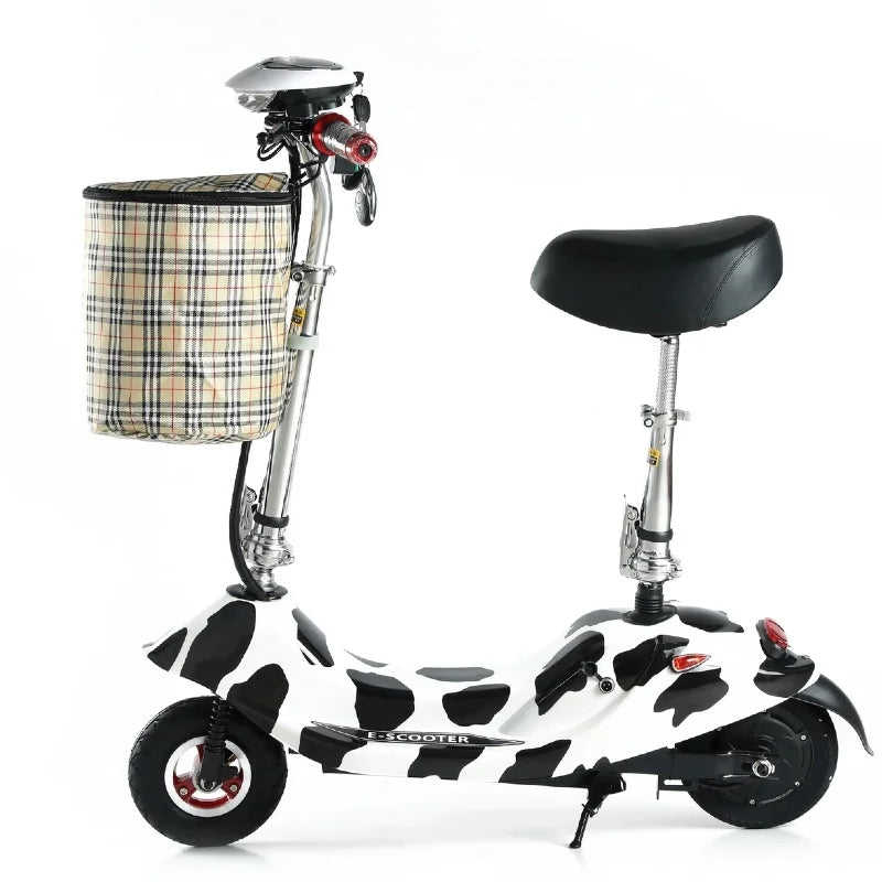 350W Foldable Electric Scooter Adults 20km/h E-Scooter Portable Kick Scooter Patinete Eléctrico Urban Commuting Campus Ride