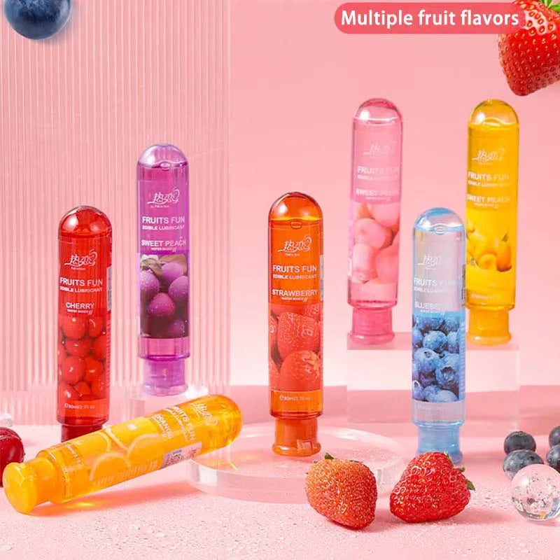 Fruity Love Gel Sex Lubricant Anal Lubrication for Intimate Sessions Combination Packaged Moisturizing Love Gel