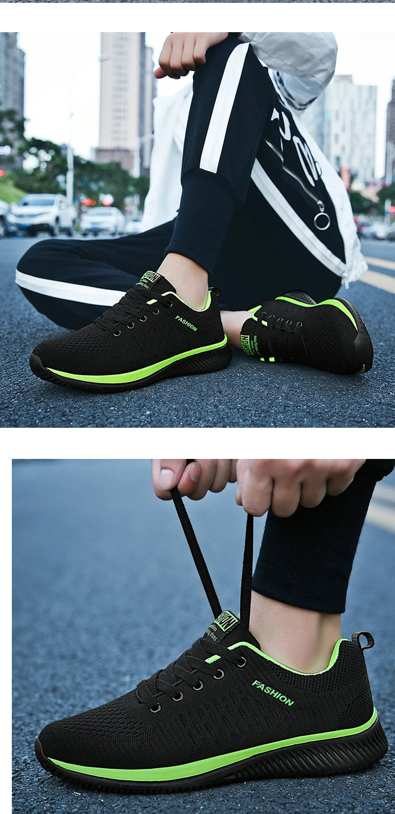 Zapatillas Tejidas Unisex - Running y Gym Transpirables