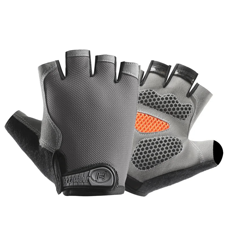 Guantes Ciclismo y Pesca Sin Dedos – Transpirables Antideslizantes Unisex