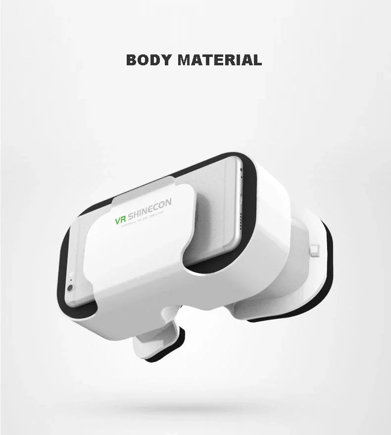 Shinecon Viar 3D VR Glasses Virtual Reality Device Helmet Lenses Headset Goggle Smart For Smartphone Cell Phone Mobile Realidade