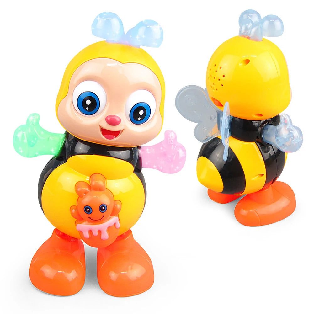 Cartoon Educational Toys with Lights & Music Interactive Singing Animal for Kids Christmas Birthday Gifts for Boys Girls