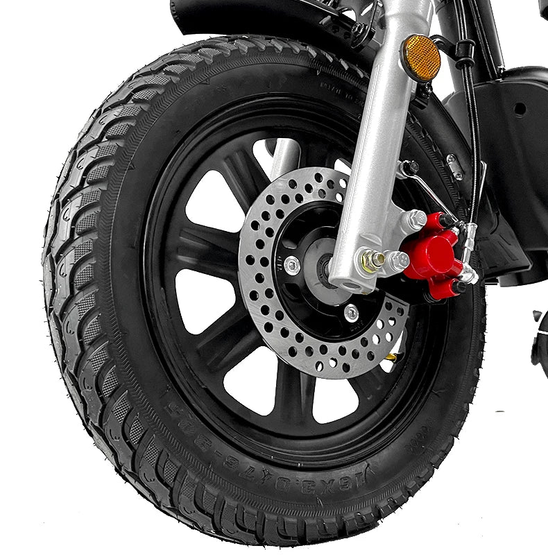 Electric Bike 16” Delivery Electric Bicycle Manufacture 800W 60V Lithium Battery Black E-bike